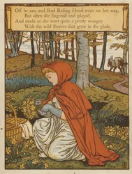 Rotkäppchen (Farblithografie)