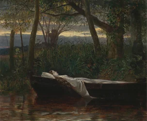 Die Dame von Shalott [1862, Royal Academy of Arts, London, Ausstellungskatalog]
