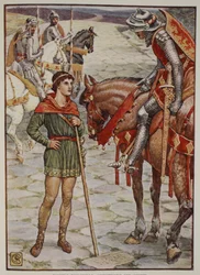 Der junge Percival befragt Sir Owen, aus 