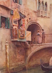 Ein Antiquitätengeschäft, Venedig, ca. 1900-1913