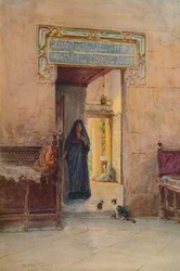 Eingang zum Harem, um 1905, 1912