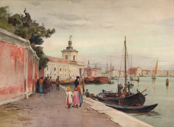 La Dogana, Venedig, um 1900-1913