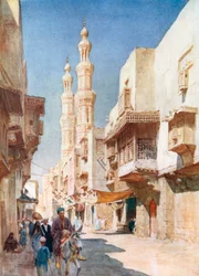 Die Zwillingsminarette von El-Muayyad