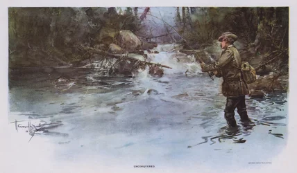 Unbesiegt: Angelszene