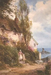 Hütte am Meer