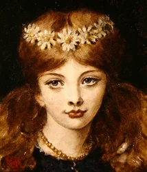 Porträt von Alice Knewstub, der Tochter des Künstlers