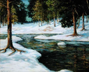 Eine Winterlandschaft