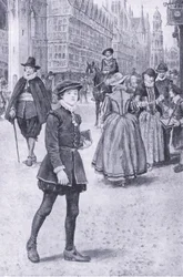 Herrick reitet die Cheapside hinunter, Illustration aus My Magazine