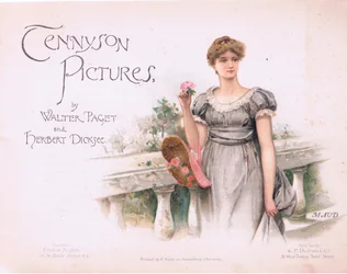 Maud: Titelseite (Illustration aus Tennyson Pictures)