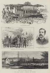 Das Eisenbahnunglück bei Hexthorpe, in der Nähe von Doncaster