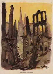 Zerstörte Stadt, Erster Weltkrieg