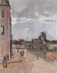 Dieppe, Blick auf St. Jacques, ca. 1898
