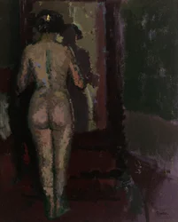 Akt am Spiegel, Sally, ca. 1907-09
