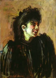 Der Paradiesvogel, um 1896-8