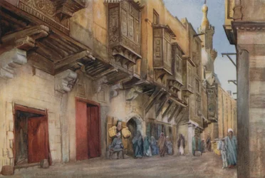 Straßenszene, Bab-el-Sharia, Kairo