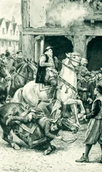 Die Ermordung des Regenten Moray in Linlithgow