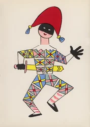 Figuren aus Kinderbüchern: Harlekin