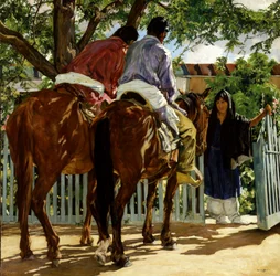 Besucher, ca. 1926