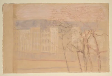 Häuserzeile in Paris, Quai d