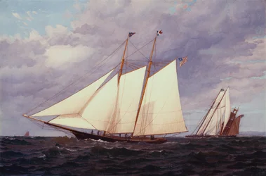 Die Cornelia bei der New York Yacht Club Regatta, 11. Juni