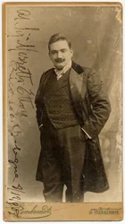 Porträt des Opernsängers Enrico Caruso 1873-1921, 1900er Jahre