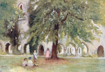 Netley Abbey: Die Kreuzgänge