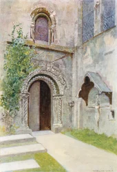 Romsey Abbey: Die Nonnenpforte