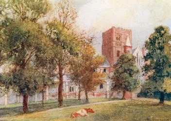 St Albans Cathedral: Der Normannenturm