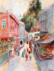 Straßenszene, Top-Khaneh