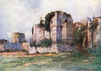 Die Mauern; der Turm von Isaak Angelus