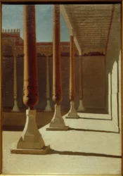 Galerie in der Zitadelle von Samarkand