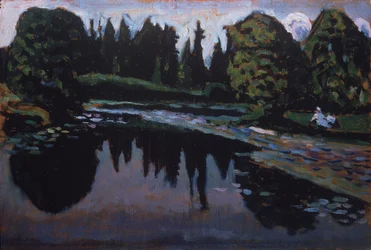 Ein Fluss im Sommer