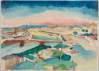 Blick auf Moskau