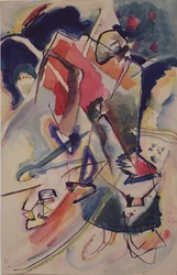 Komposition mit Frauenfigur, 1915