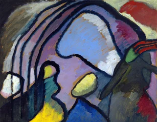 Studie für Improvisation 10 - Gemälde von Vassily Kandinsky