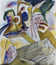 Improvisation 18, mit Grabstein, 1911