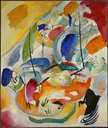 Improvisation 31, Seeschlacht - Gemälde von Wassily Kandinsky