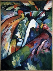"Improvisation 7" Gemälde von Vassily Kandinsky (oder Wassily Kandinski oder Kandinskij)