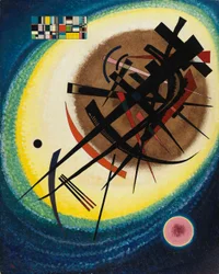 Kandinsky - Im klaren Oval, 1925