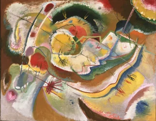 Kandinsky - Kleines Bild mit Gelb (Improvisation), 1914