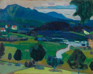 Murnau - Blick über den Staffelsee
