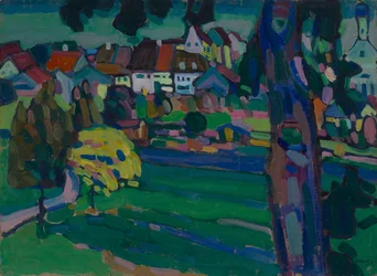 Murnau - Studie für „Landschaft mit Baumstamm“