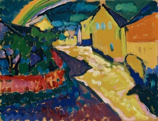Murnau – Landschaft mit Regenbogen