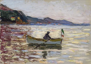 Rapallo. Boot auf dem Meer, 1906