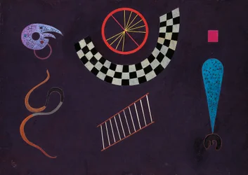 Band mit Quadraten, von Wassily Kandinsky (1866-1944)