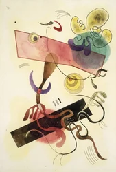 Flecken: Grün und Rosa