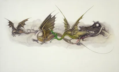 Große Drachen fressen kleine Drachen