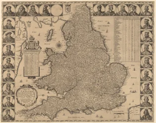 Eine neue und genaue Karte von England