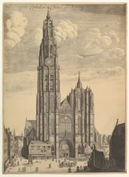 Antwerpener Kathedrale Prospectvs Tvrris Ecclesiæ Cathedralis, 1649