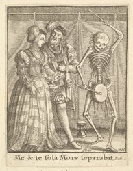 Brautpaar, aus dem Totentanz, 1651